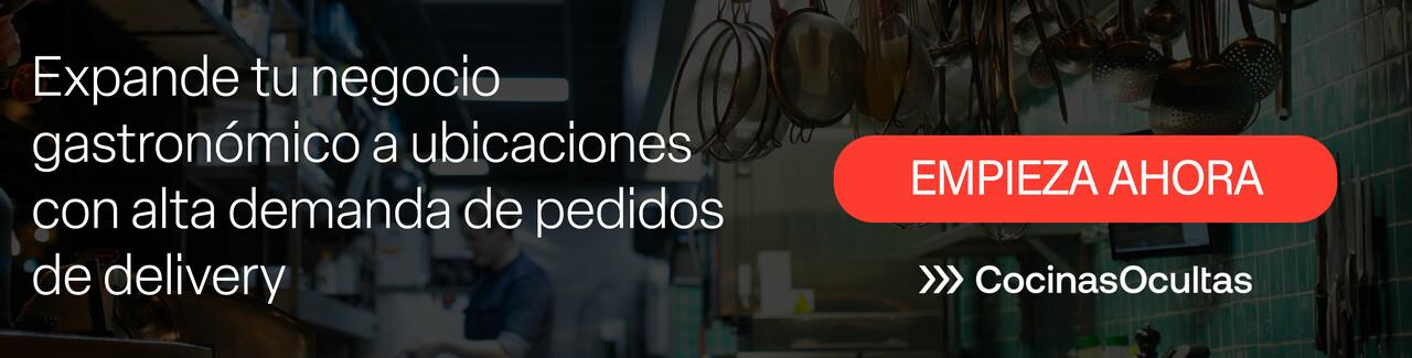 Banner ofreciendo las dark kitchens de Cocinas Ocultas.